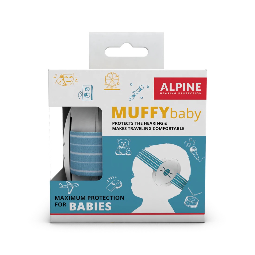 Chụp tai chống ồn dành cho trẻ em Alpine Muffy Baby 