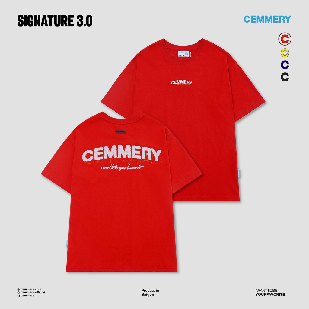 Áo Thun LocalBrand Cemmery "SIGNATURE TEE 3.0" # 4 Color