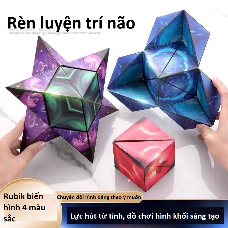 Rubik magic 3D, rubik ma thuật từ tính thiết kế sáng tạo độc đáo, rubik biến hình,người lớn hay trẻ con đều có thể chơi