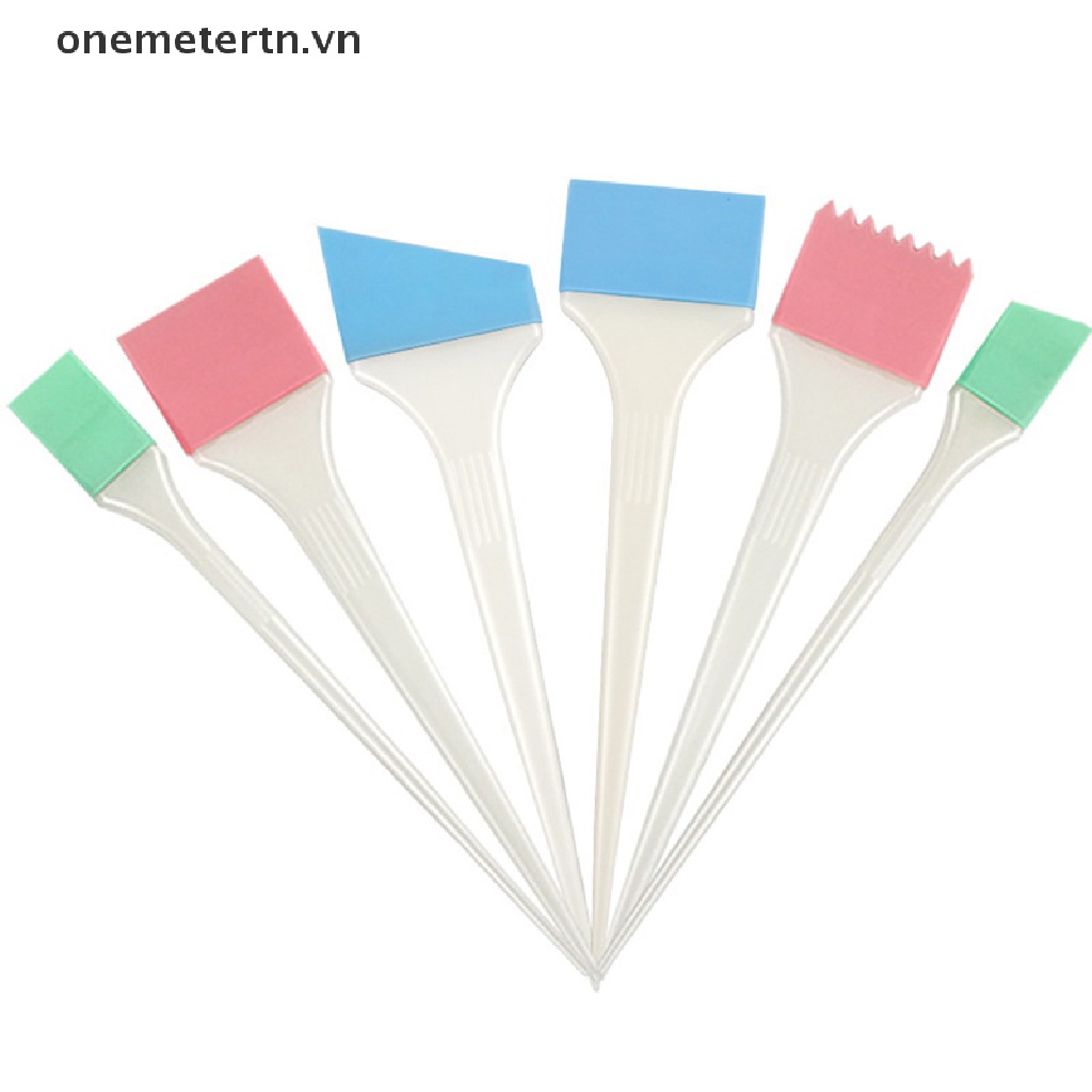 Set 6 Cọ Silicon Nhuộm Tóc onemetertn