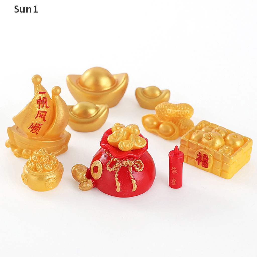 Sun1 &gt; Phụ Kiện Cây Nhỏ Trang Trí Năm Mới 2023 Bằng Nhựa resin