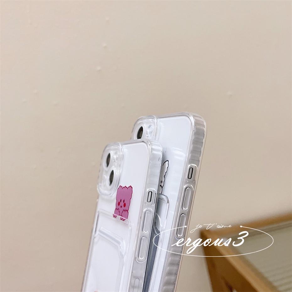 Ốp điện thoại dẻo họa tiết hoạt hình động vật dễ thương cho iPhone 14 13 12 11 Pro Max 12mini Se2020 X Xr Xs Max 7 8 Plus