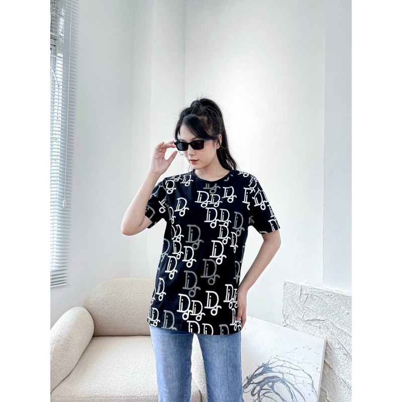 Áo Thun Tay Lỡ In Full Đì O Cực Độc Lạ Dáng Thụng