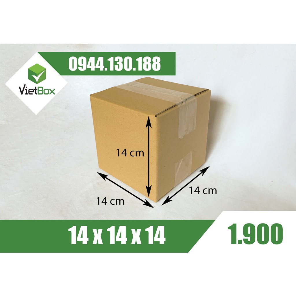 Combo 120 hộp carton 14x14x14