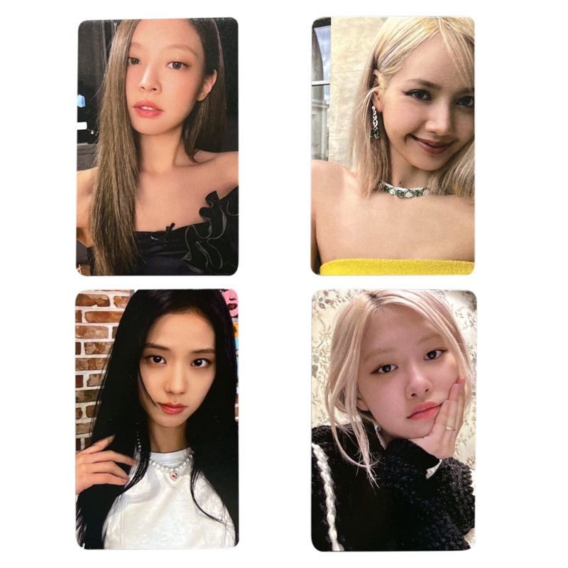 Set 4 Tấm Thẻ Ảnh HD Kỉ Niệm 6 Năm In Hình Nhóm Nhạc BLACKPINK