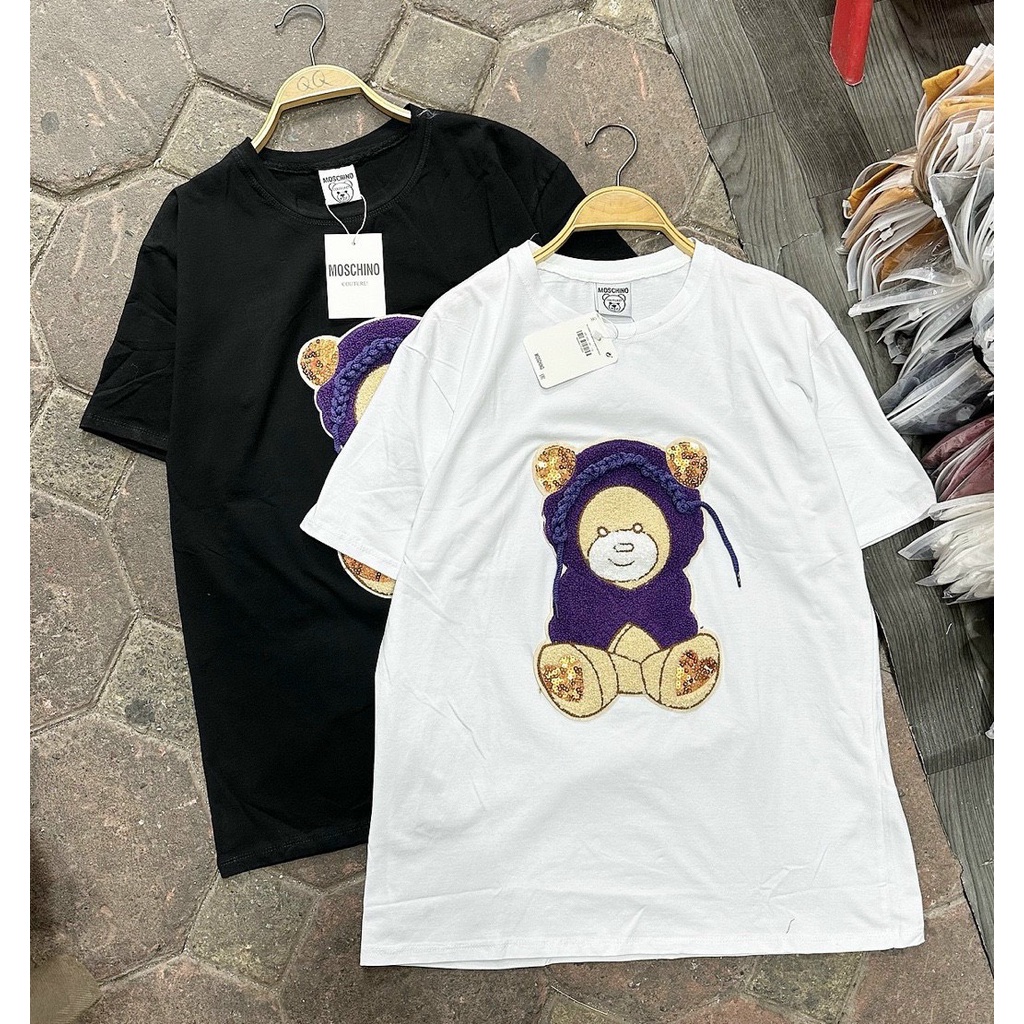 áo phông gấu tim xù
