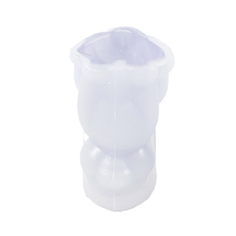 Khuôn Silicone Làm Nến Hình Thỏ 3D Trang Trí Nhà Cửa DIY