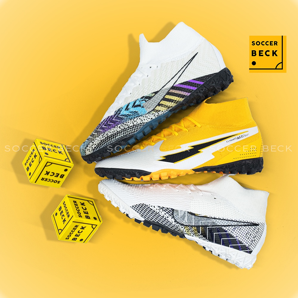 Giày Bóng Đá Sân Cỏ Nhân Tạo Mercurial Superfly 7 Elite Cổ Cao TF Các Màu