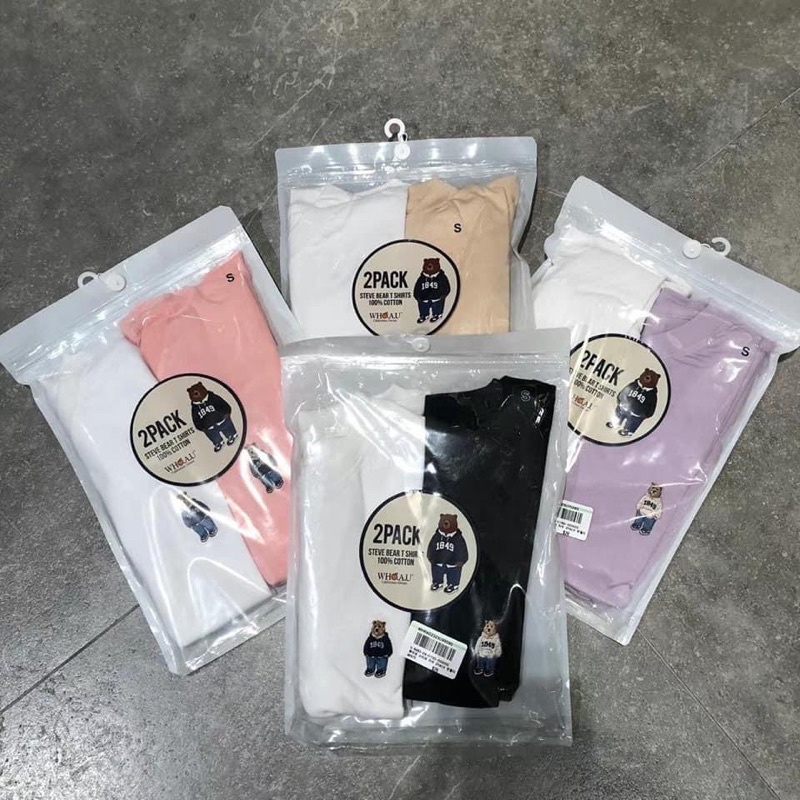 Set 2pack Gấu Whoau Korea