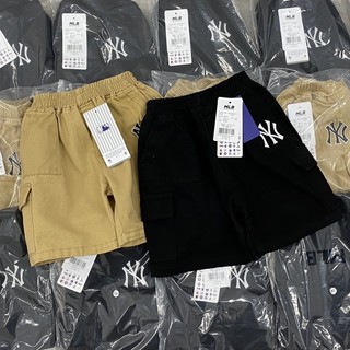 Quần short kaki túi hộp MLB