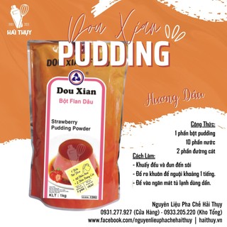 Bột Pudding Hàng Huy Đủ Hương