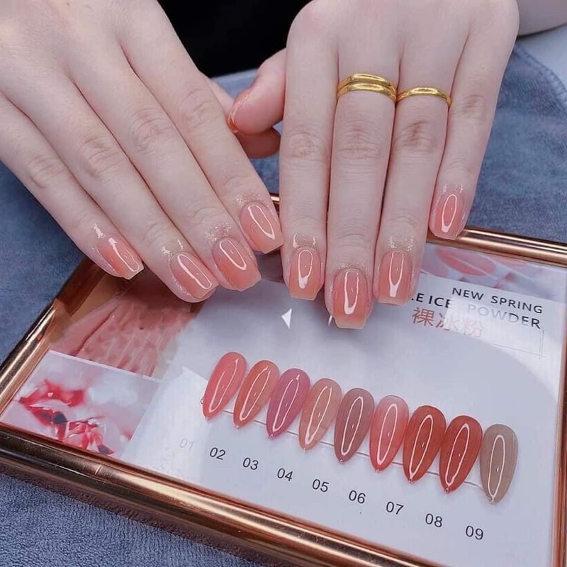 Set sơn gel thạch Very Good Nail 9 màu chính hãng