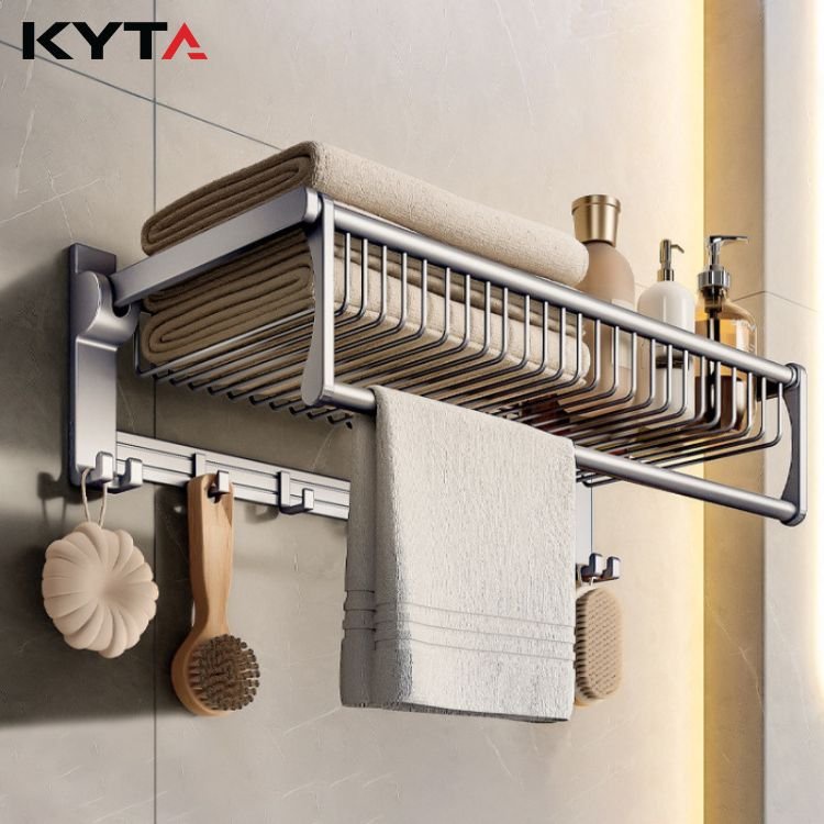 Giá Treo Khăn Nhà Tắm Đa Năng HỢP KIM NHÔM CAO CẤP KYTA K81260 - KYTA K81160 - KYTA K81360