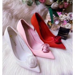  GIÀY CƯỚI GIÀY THIẾT KẾ HOA HỒNG CAO CẤP CÓ SẴN 