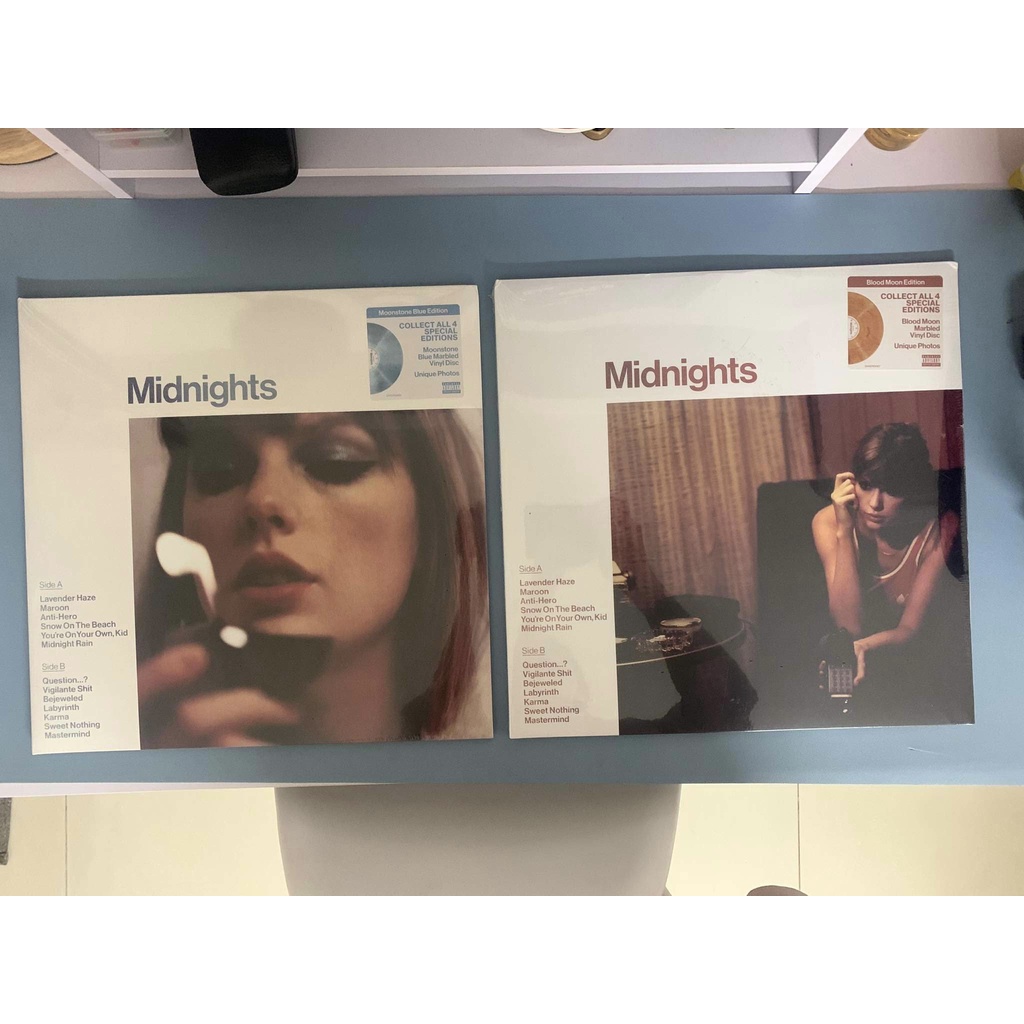 Đĩa than Vinyl Midnight, Reputation Taylor Swift Full seal - MoonStone & Bloodmoon Edition