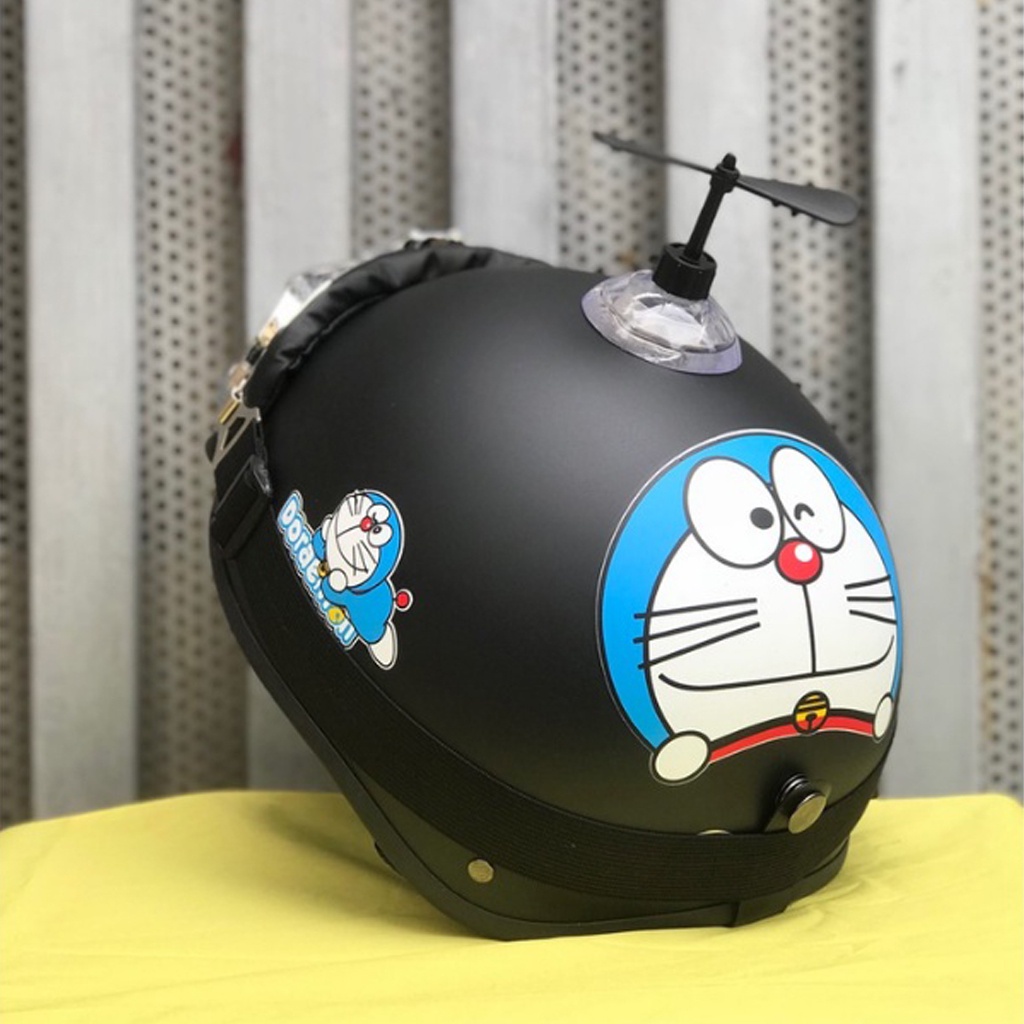 Chong chóng Doraemon gắn mũ bảo hiểm Hpro Helmet, trang trí mũ nón siêu đẹp và độc lạ, tặng kèm keo dán siêu chắc