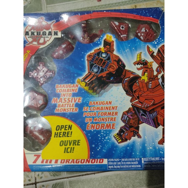 Đồ chơi Bakugan - Maxus Dragonoid fake tặng kèm trap nhện lỗi