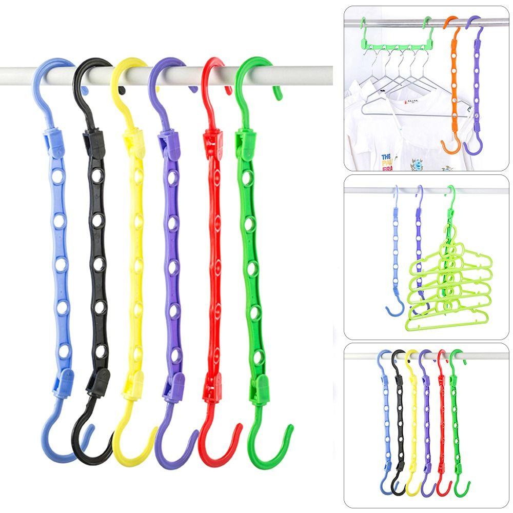 Bộ 5 Cái Móc Treo Quần Áo Đa Chức Năng Tiết Kiệm Không Gian ZAIJIE24