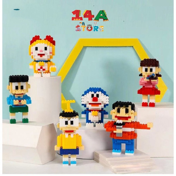Lego 3D Doremon Trò Chơi Trí Tuệ Dành Cho Bé