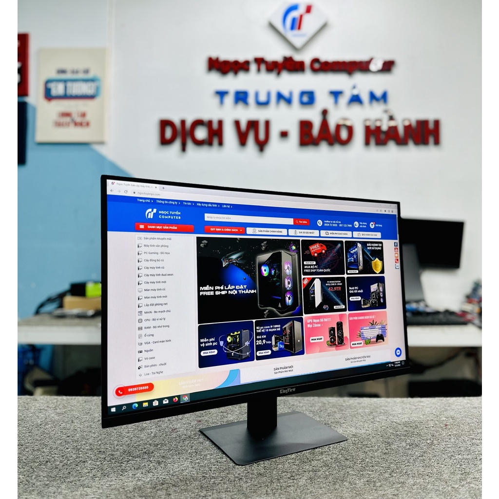Màn Hình Kingview KV 2722H 27" IPS 75Hz new BH 24 Tháng