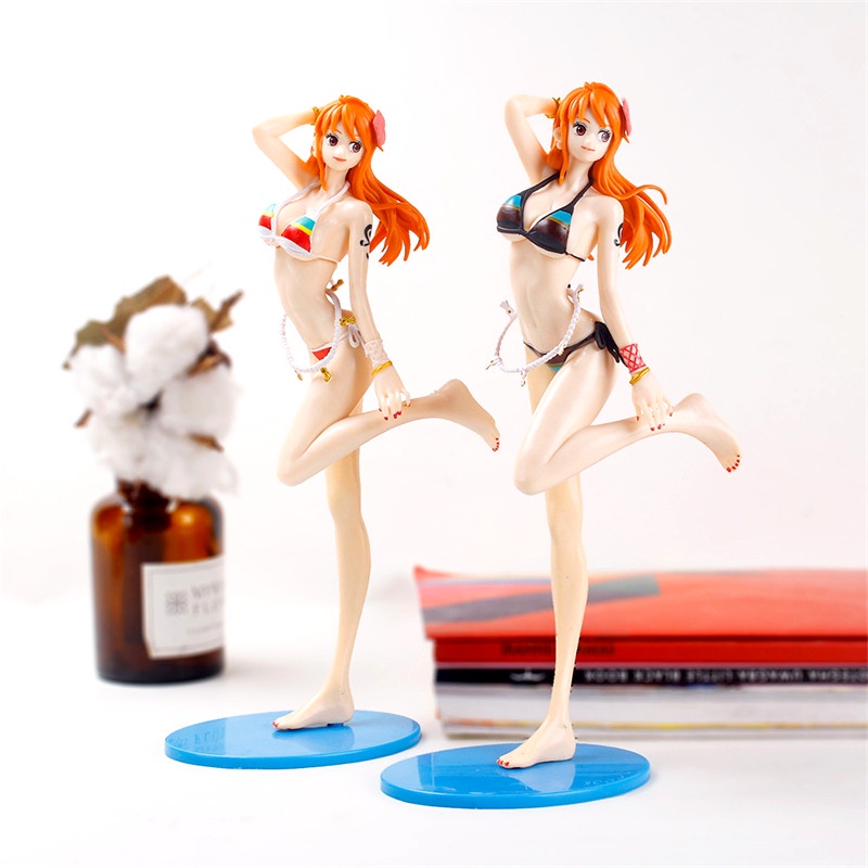 Mô Hình Búp Bê Nami / Nữ Anime One Piece 24CM Bằng PVC Gợi Cảm