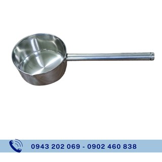 Ca/Gáo múc nước lèo, múc nước canh inox có tay cầm