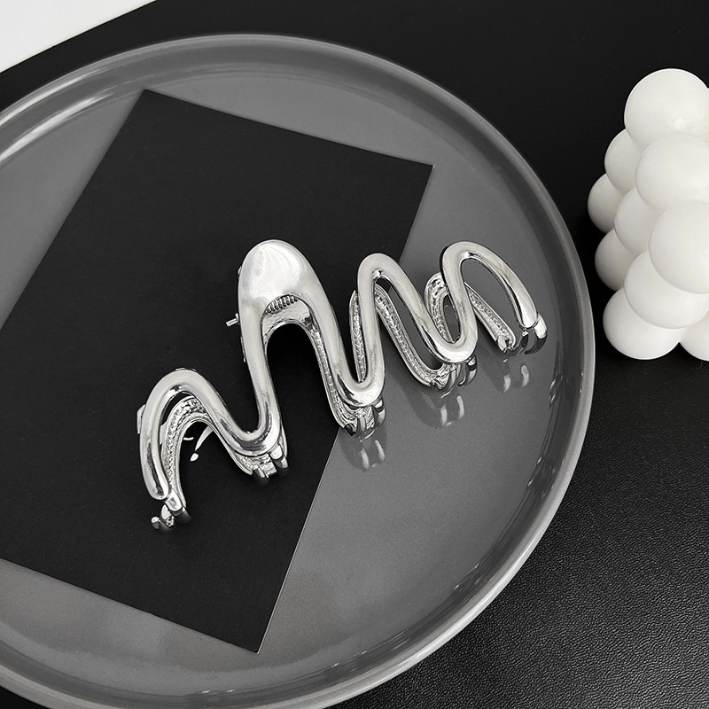 Kẹp Tóc Kim Loại Đơn Giản Thời Trang Cho Nữ