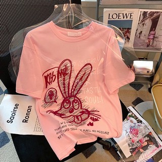 NRVP Áo Thun Unisex Dáng Rộng Tay Ngắn In Họa Tiết Phong Cách Hàn Quốc Plus Size 5XL Thời Trang 2023