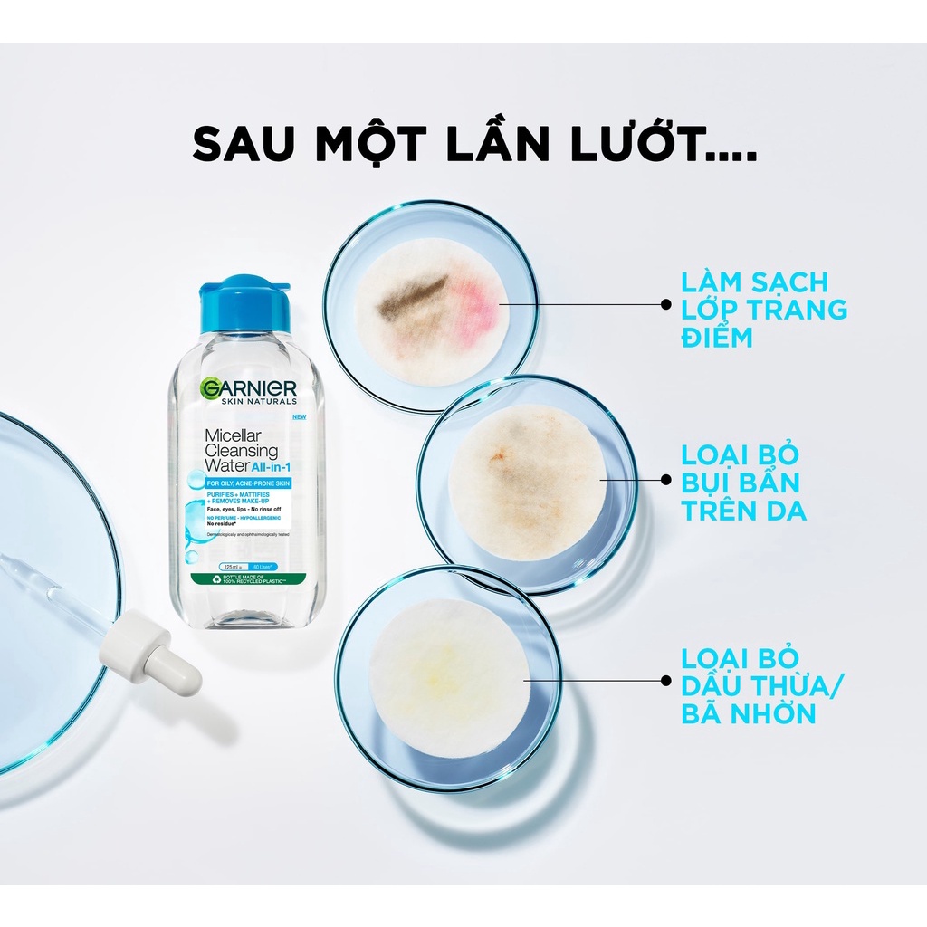 Nước tẩy trang Garnier Micellar Cleansing Water 400ml