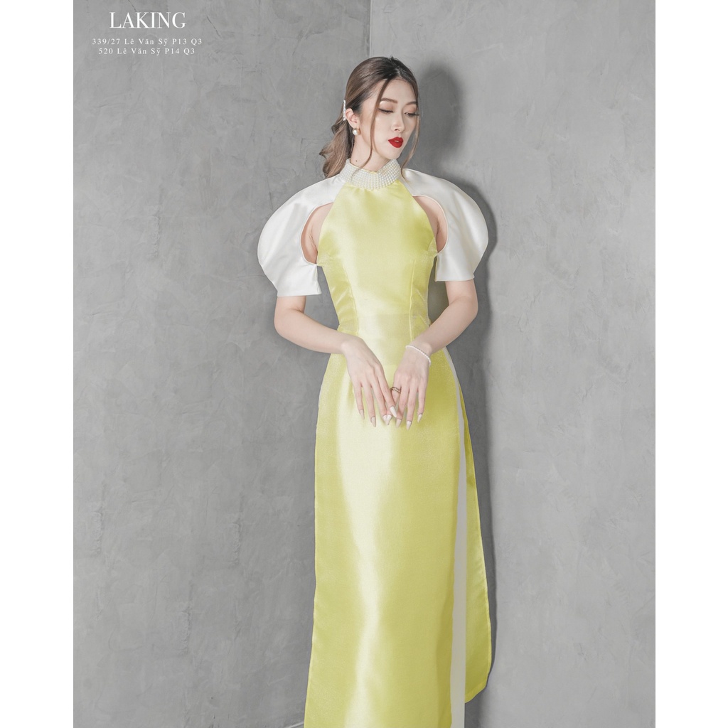 Quần áo dài trắng kem Laking House