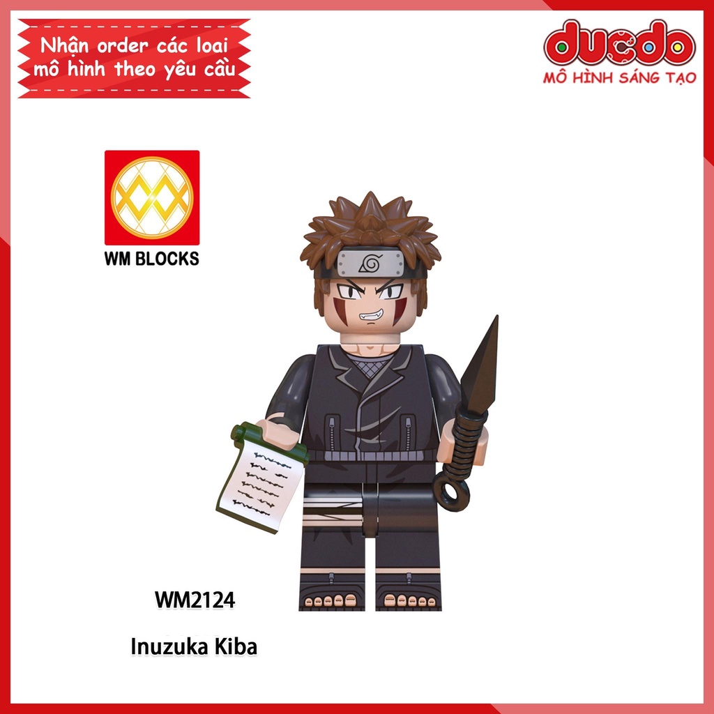 Minifigures các nhân vật trong Naruto Hokage Asuma Kurenai - Đồ chơi Lắp ghép Xếp hình Mô hình Mini WM WM6110