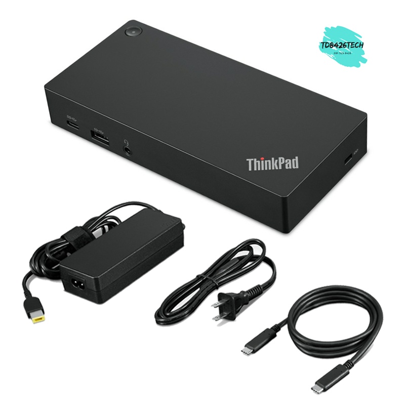 Thinkpad USB-C Dock Gen 2 – Thinkpad 40AS hỗ trợ xuất 3 màn hình cho Laptop Lenovo, Dell, HP, Acer, Asus, Samsung Dex