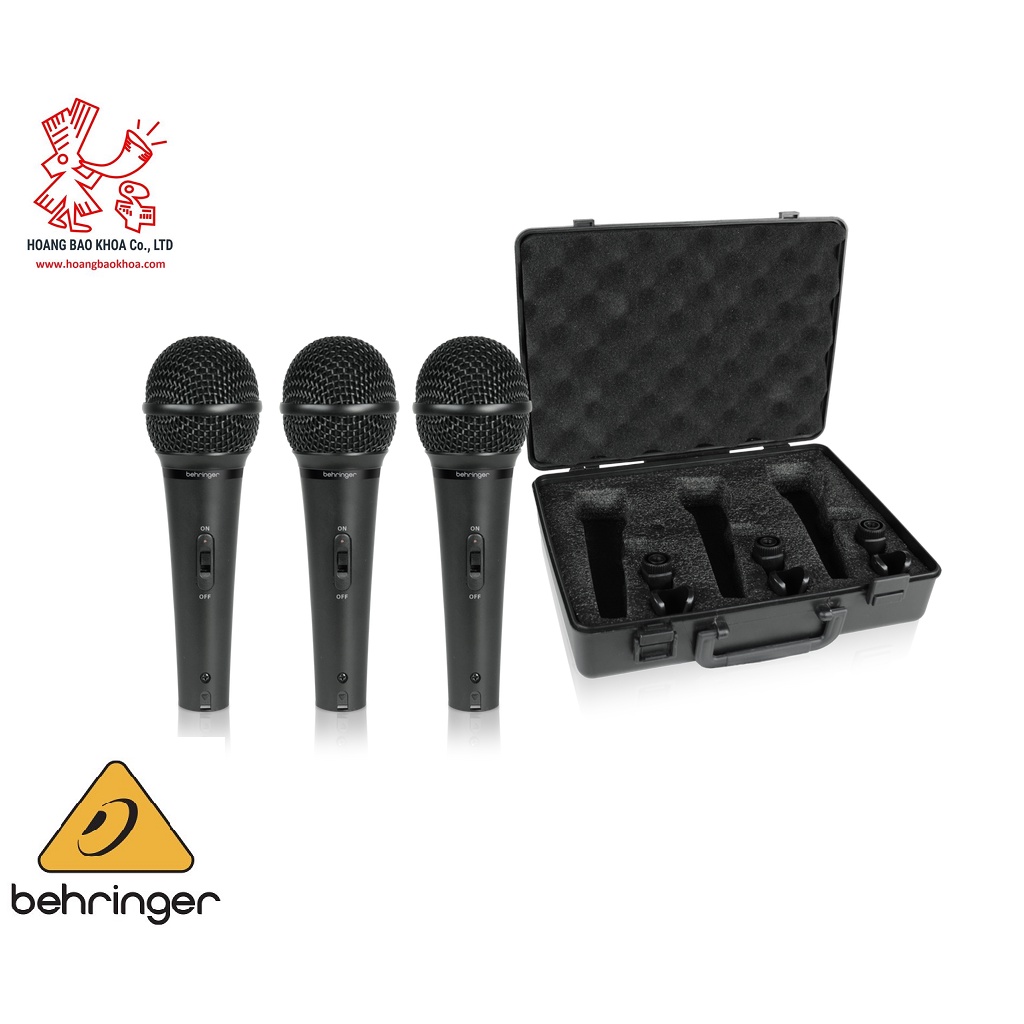 XM1800S Bộ 3 Cái Microphone Behringer