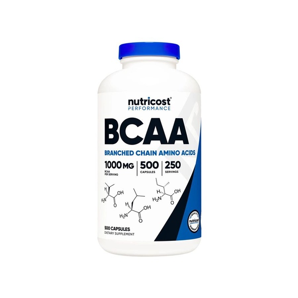 Viên uống Nutricost BCAA Capsules, 1000mg  nhập khẩu Mỹ