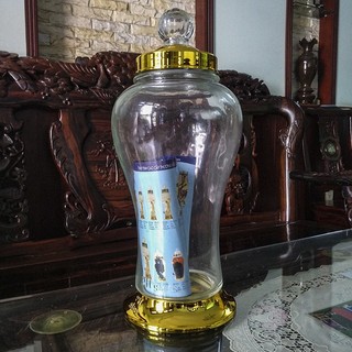 Bình sâm thủy tinh 4L - Bình ngâm rượu
