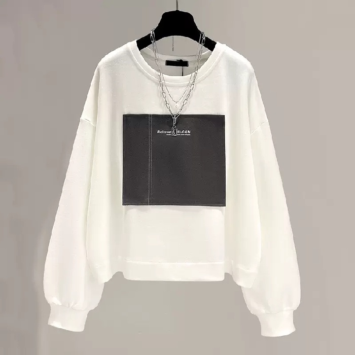 NRVP Áo Hoodie Thể Thao Tay Dài Có In Chữ Thời Trang Phong Cách Cho Nữ