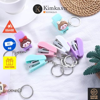 Bấm ghim mini nhiều màu có móc