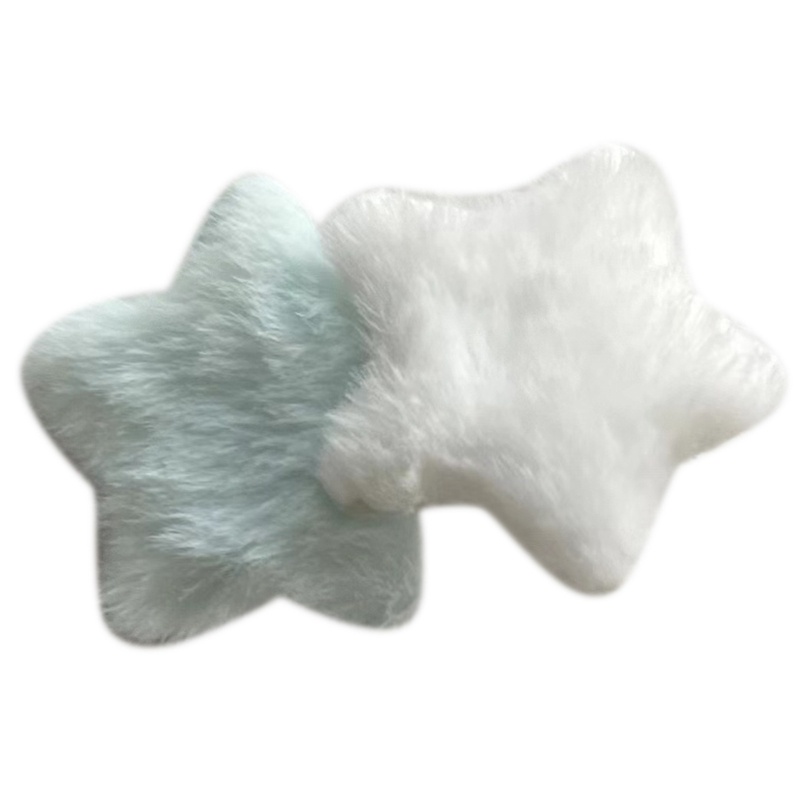 Kẹp Tóc Hình Ngôi Sao Bằng Lông Nhung Dễ Thương Xinh Xắn Dành Cho Nữ