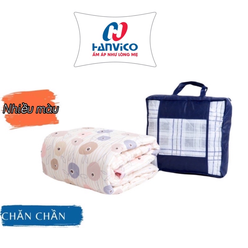 Chăn Hè chần Hanvico, Chăn xuân thu hàn quốc chất liệu 100% cotton T, màu sắc trang nhã