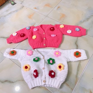 Áo khoát len HandMade cho bé gái
