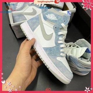 ✔️tongkhogiay999✔️Giày Jordan HYPER ROYAL cổ cao màu xanh loang nỉ hàng cao cấp nam nữ, full box bill