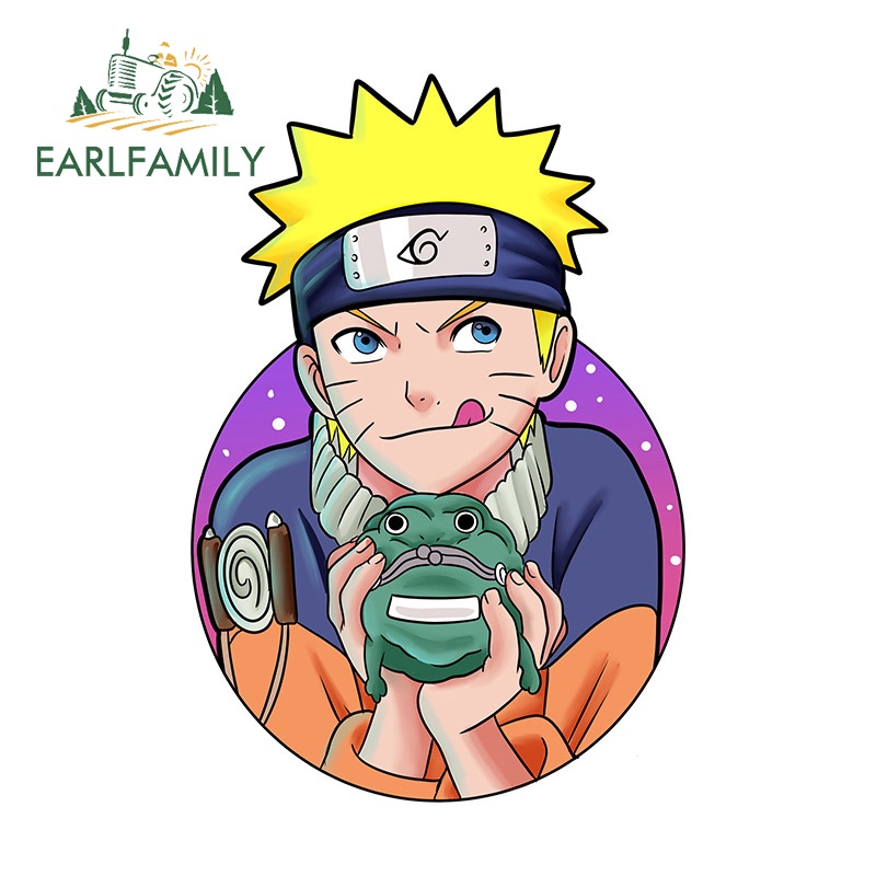 Đề Can Dán Kính Chắn Gió Xe Hơi Họa Tiết Hoạt Hình Naruto 13Cmx9Cm Chống Trầy Xước Tiện Dụng
