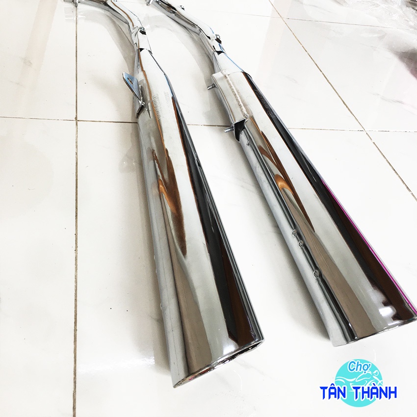 Pô 2543 NF100 Goshi Sài Gòn móc căng dành cho wave dream, pô xe dành cho honda có khắc honda NF100 Goshi như zin No 102