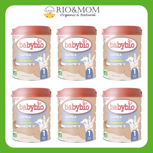 Sữa dê hữu cơ Babybio Pháp phát triển toàn diện , phù hợp bé dị ứng sữa bò [ Thùng 6 Lon Giá Tốt ]