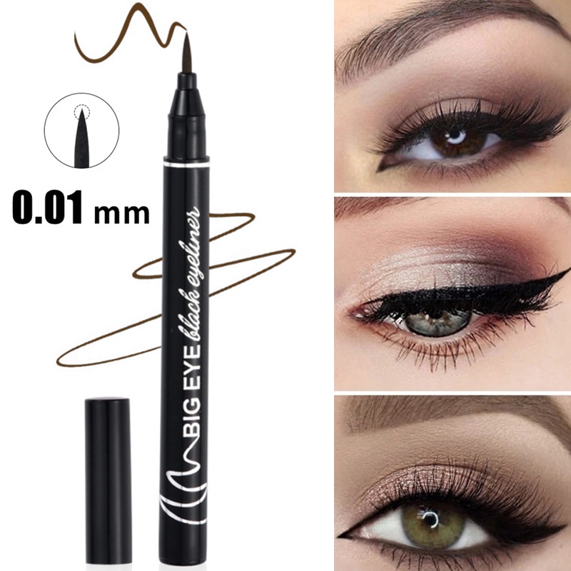 Bút Kẻ Mắt Dạng Lỏng Nhanh Khô Chống Thấm Nước Trang Điểm Làm Đẹp Phong Cách Hàn Quốc