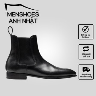 Giày da nam chelsea boost cổ cao lịch lãm cá tính