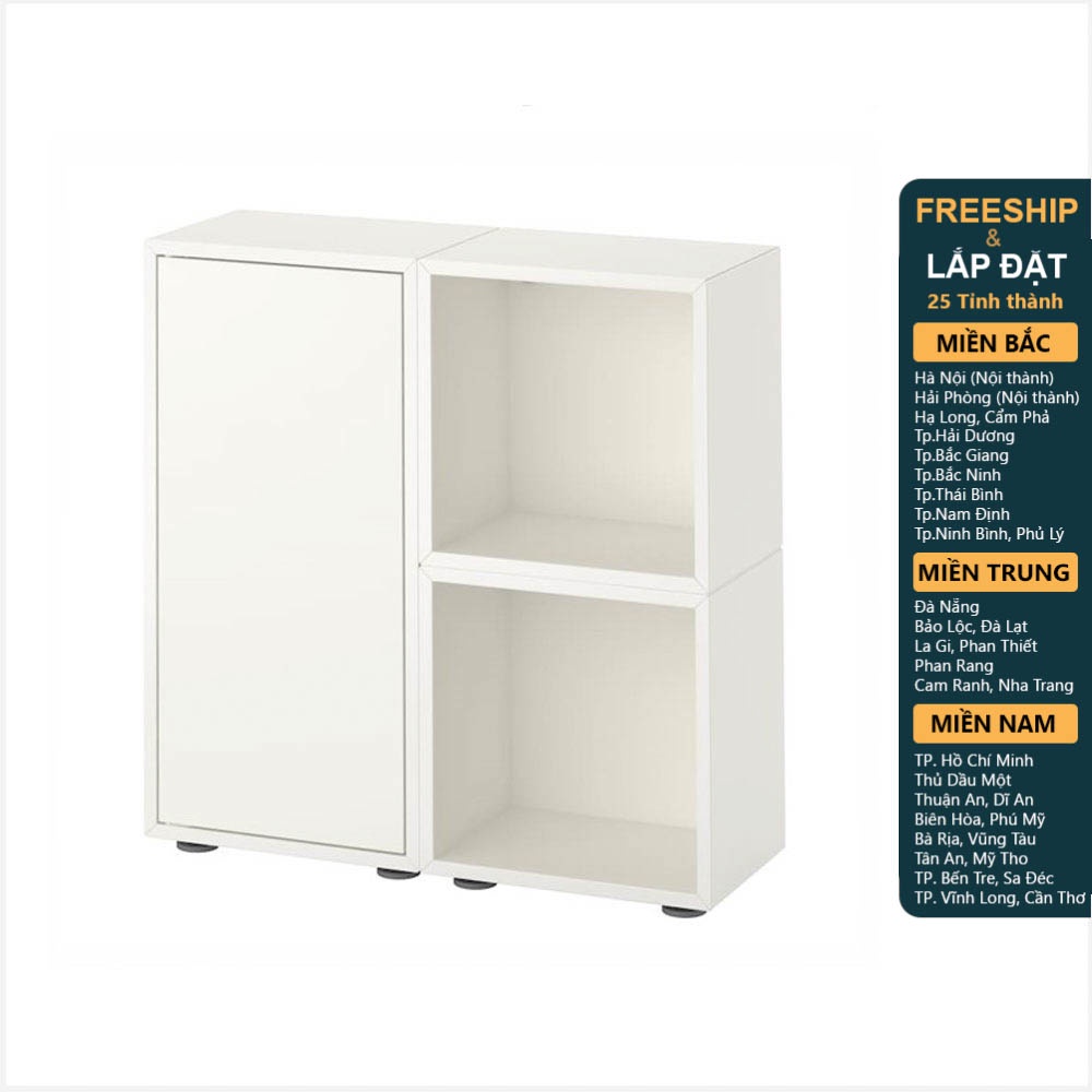 NIKOS, Kệ tủ kệ để đồ đa năng 4 hộc CBN_002, 70x25x72cm, kệ gỗ tủ gỗ Scandi Home