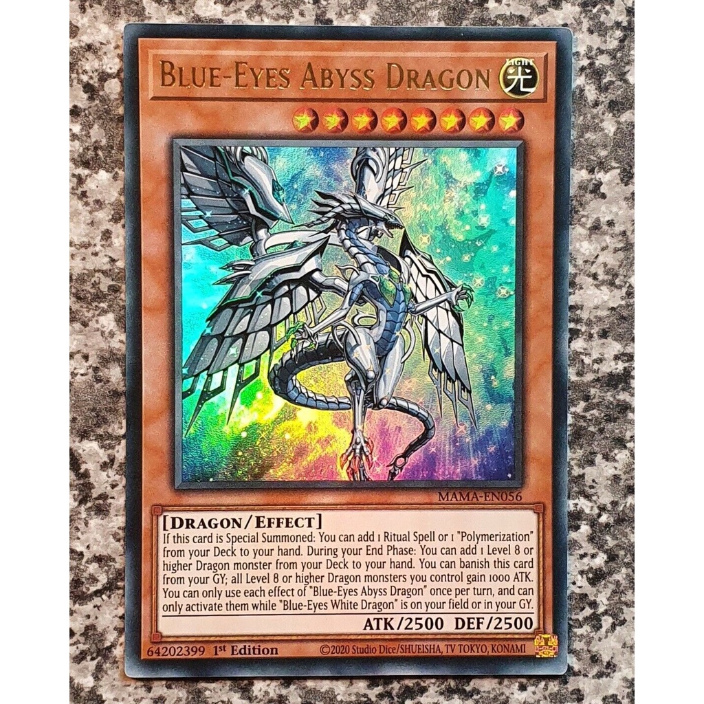 Bài Yugioh OCG - Blue Eyes Abyss Dragon