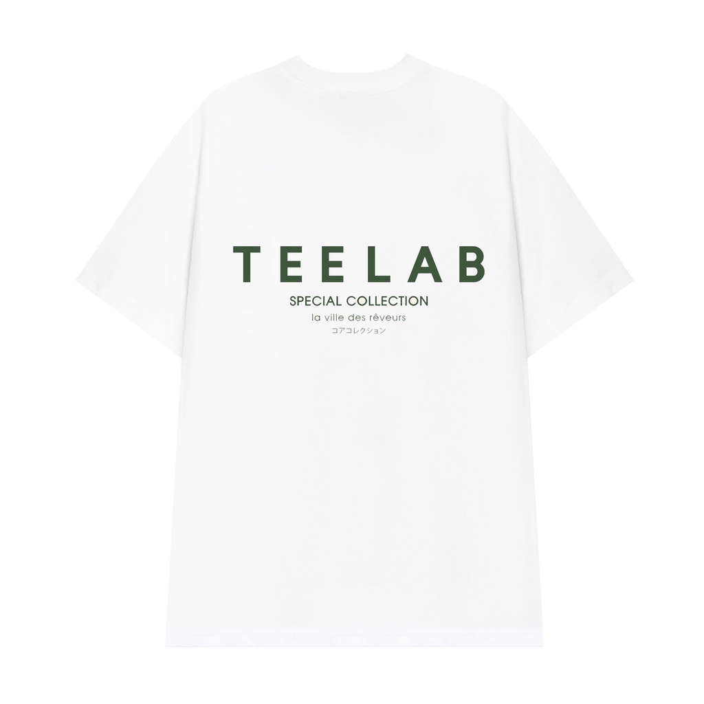 Áo Thun Local Brand Unisex Teelab Premium Special Collection / Trắng TS168