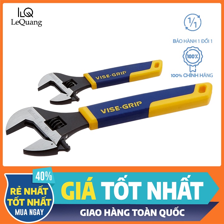 Mỏ lếch Irwin Vise Grip (Cán bọc nhựa) 8”/150mm 10505486